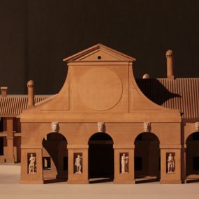 null - Wooden model of villa Barbaro in Maser