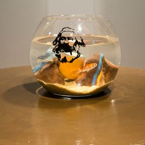 [object Object] - Matryoshka with fish (detail)