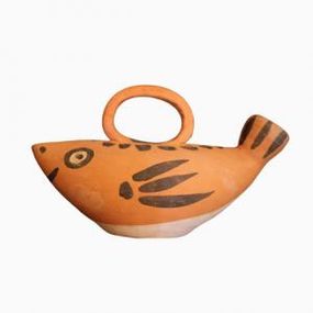 [object Object] - Pitcher in the shape of a fish