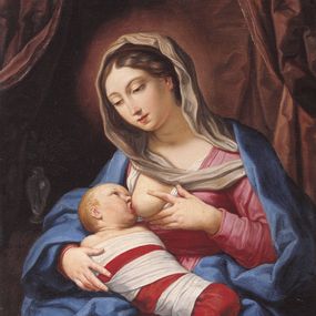 [object Object] - The Madonna Nursing the Child