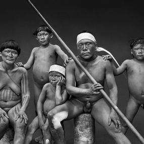 [object Object] - Korubo family. Amazonas state, Brazil