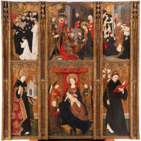 [object Object] - Polyptych of the Virgin, St. Augustine and St. Nicholas of Tolentino