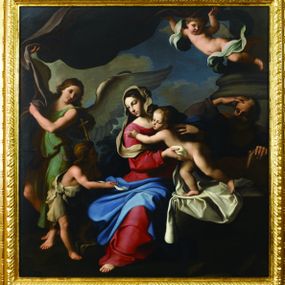[object Object] - Sacra Famiglia con i santi Giovannino e Anna 