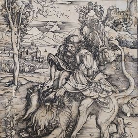 [object Object] - Samson slaying the lion