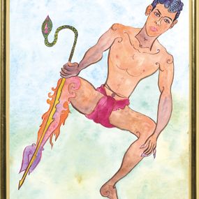 Luigi Ontani - Cannibal Bali boy of Gandhara