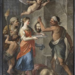 [object Object] - Stendardo della Compagnia della Misericordia raffigurante il martirio di San Giovanni Battista