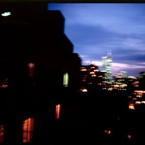 [object Object] - Night Vision from my Apartment of World Trade Center