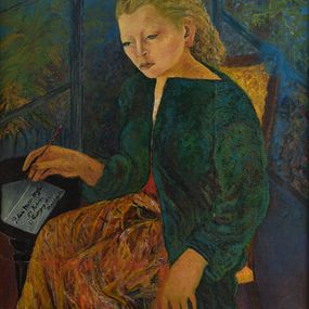 Antonietta Raphaël Mafai - Autoritratto con lettera