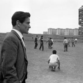 null - Pier Paolo Pasolini in the neighborhood Centocelle