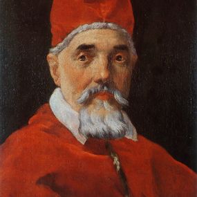 [object Object] - Ritratto di papa Urbano VIII Barberini - Dipinto 