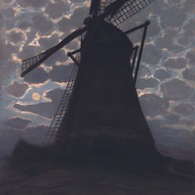 Piet Mondrian - Mulino a vento di sera