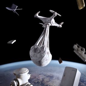 [object Object] - Babydrone in space