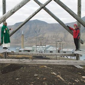 [object Object] - Wild Relatives (Svalbard Priest and Scientist)