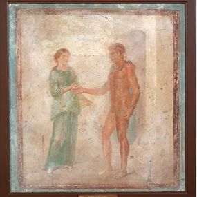 null - Ariadne übergibt Theseus den Faden