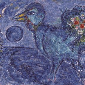 [object Object] - Marc Chagall, El gallo azul
