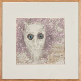 [object Object] - Self-portrait (owl with glasses)