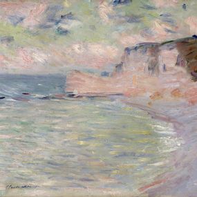 Claude Monet - Falesia e porta d’Amont. Effetto del mattino