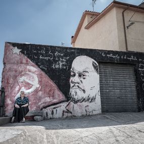[object Object] - Mural dedicated to Lenin