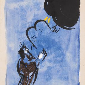 Marc Chagall - Mosè riceve le Tavole della Legge