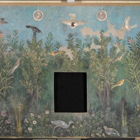 null - Wall with garden painting