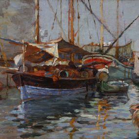 [object Object] - Boats at the port