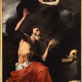 Jusepe de Ribera - San Girolamo e l'angelo del giudizio