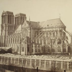 [object Object] - South flank of the Notre Dame Cathedral in Paris