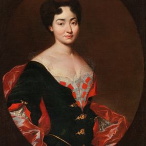 [object Object] - Portrait of the Marquise Laura Vitali Aliprandi