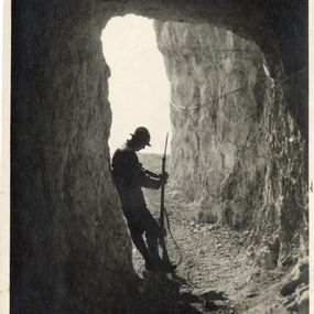 null - Sentry at the entrance to a tunnel