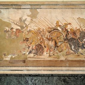 null - La batalla de Issus (Mosaico de Alejandro y Darío)
