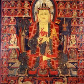 null - Maitreya, the thirty-five Buddhas of confession and the masters of the Kagyupa school