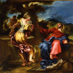 Gregorio de Ferrari - Gesù e la Samaritana