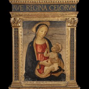 [object Object] - Madonna con bambino tabernacolo