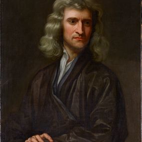 null - Porträt von Isaac Newton