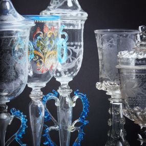null - Venice blown glass goblets
