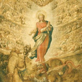 [object Object] - Immacolata Concezione con san Francesco d'Assisi (Lilium inter spinas)