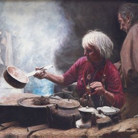Han Yuchen - Fumo dei camini nelle cucine