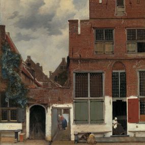 [object Object] - Veduta di case a Delft