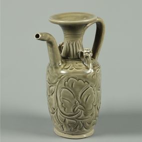 null - Pitcher with peony motif