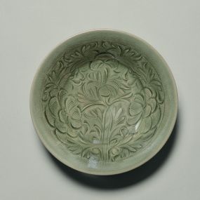 null - Bowl with peony motif