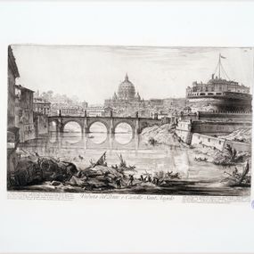 Giovan Battista Piranesi - Veduta del Ponte e Castel Sant'Angelo