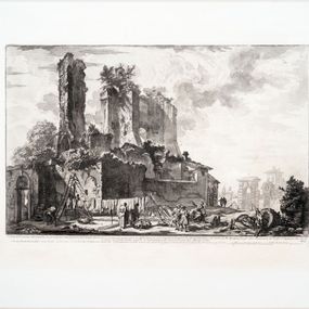 Giovan Battista Piranesi - Veduta dall'avanzo del Castello 