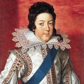 [object Object] - Portrait de Louis XIII, Dauphin de France, vêtu d'un manteau de soie blanche