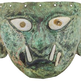 null - Funerary mask representing the face of Ai Apaec