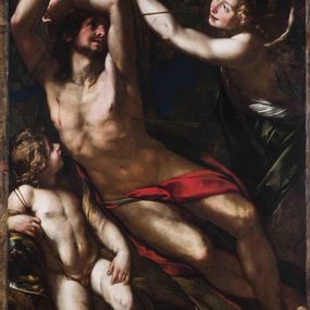 [object Object] - San Sebastiano e due angeli