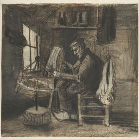 Vincent Van Gogh - Uomo che fila la lana