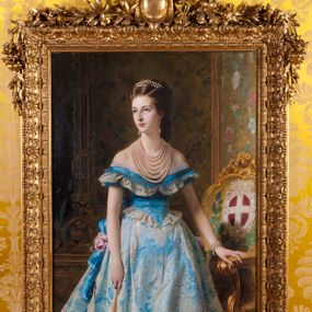 [object Object] - Portrait of Margherita of Savoy