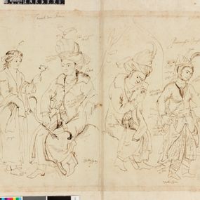 Peter Paul Rubens - Quattro figure in abiti persiani