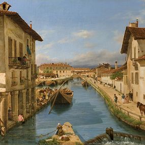 [object Object] - Vue du canal Naviglio depuis le pont San Marco