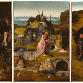[object Object] - Triptych of the holy hermits